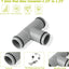 Conector T manguera piscina filtro 1.25"