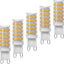 Bombilla LED G9 5W equivalente 60W base bi pin hogar