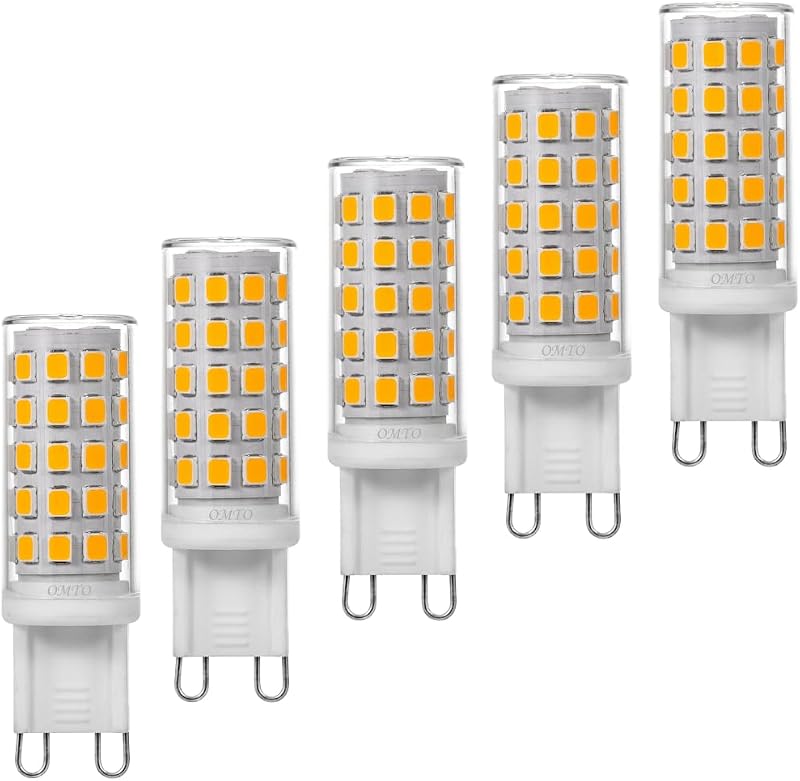 Bombilla LED G9 5W equivalente 60W base bi pin hogar
