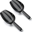 Cuchara hielo acero inox 5oz 2 Pzas color negro