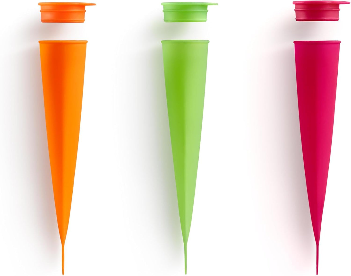 Moldes silicona helados 3 pzas reutilizables