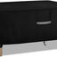 Fundas mesa café patio impermeables 48x25x18" negro