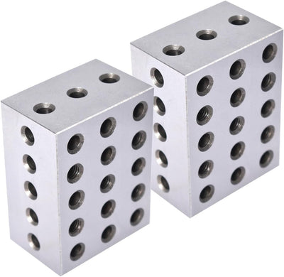 Bloques maquinista 2-3-4 23 agujeros plantilla fresadora pack 2