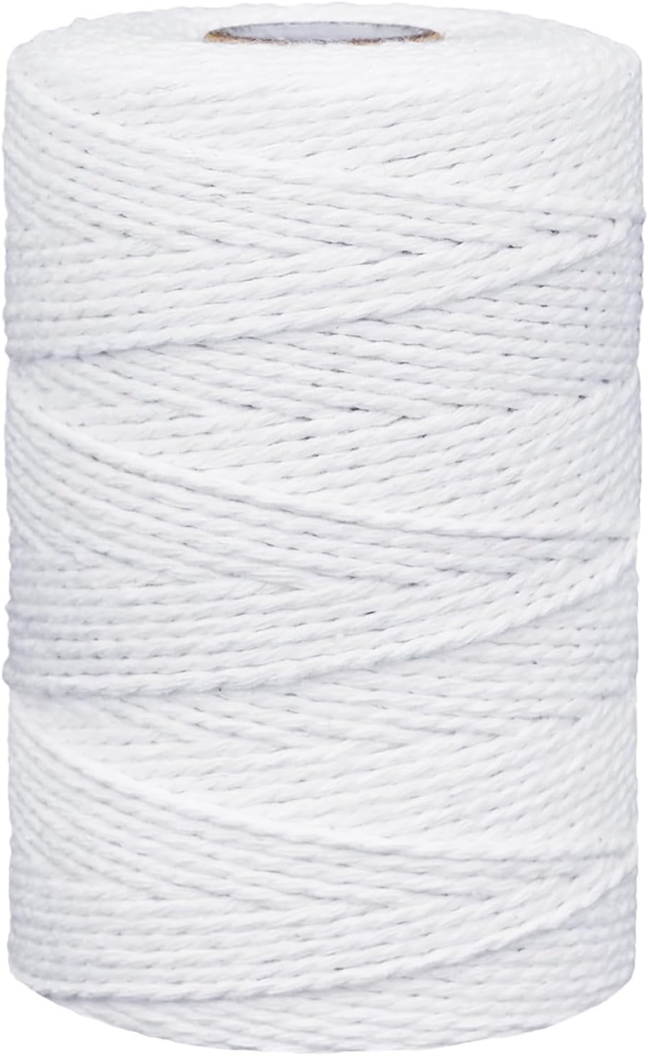 Cuerda algodón 500ft para cocina manualidades embalaje blanco