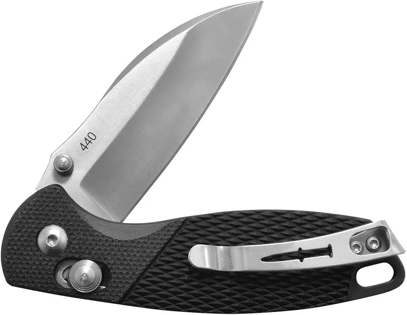 Cuchillo bolsillo acero inox 440 6.75pulg bloqueo Cuda