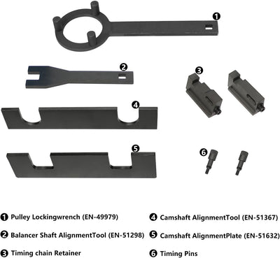 Kit sincronización árbol levas comp GM Cruze 1.5T