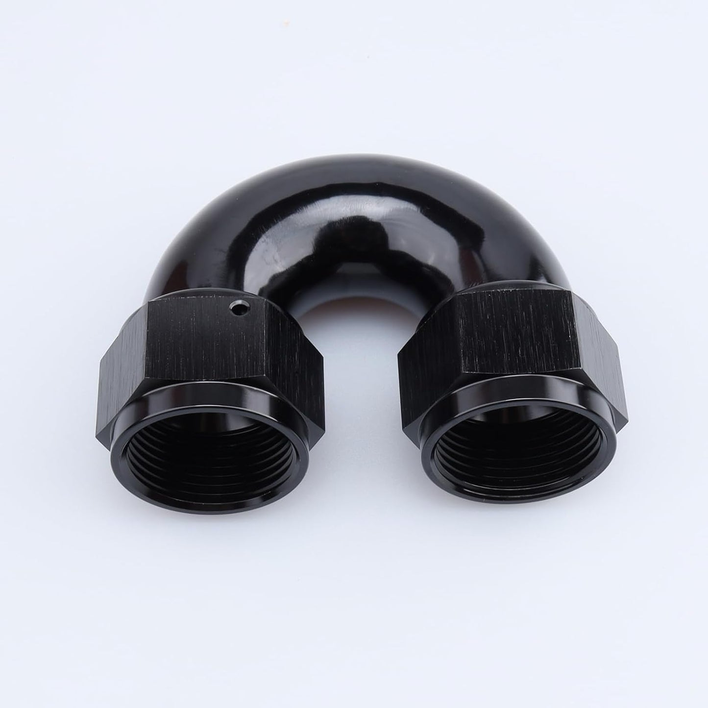 Acoplador giratorio aluminio negro 180 grados