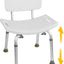 Silla ducha ajustable sin herramientas asiento hidromasaje