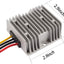 Convertidor voltaje DC12V a DC19V 6A 114W impermeable