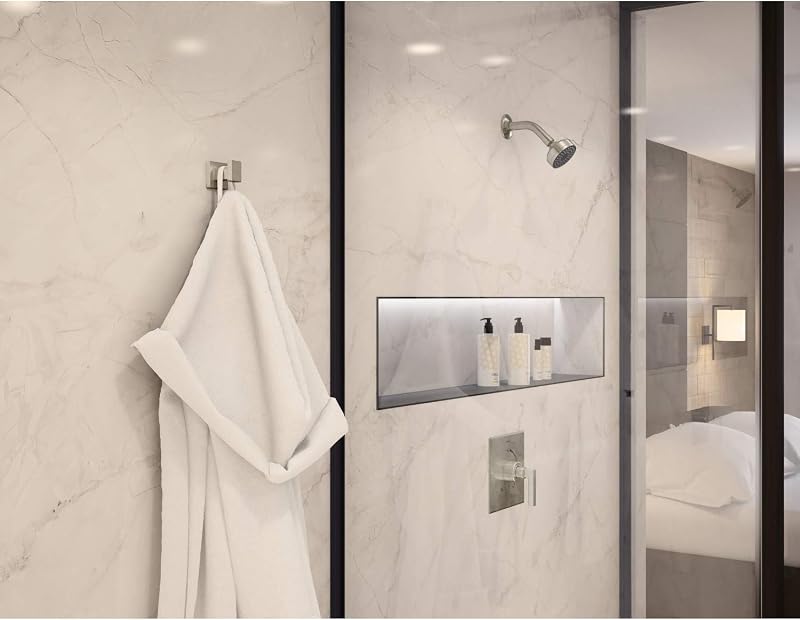 Set 4 Pzas Accesorios Baño Níquel Satinado