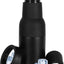 Soporte botellas 12oz acero inox 3en1 aislado camping negro