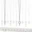 Soporte pared para collares largos y pulseras colgantes 2 ganchos