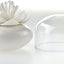 Soporte hisopos algodón palillos dientes organiz. blanco