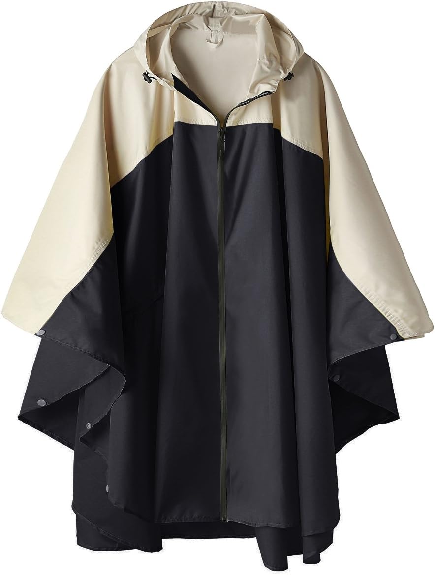 Poncho lluvia unisex impermeable con capucha