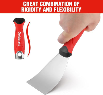 Cuchillo masilla acero inox con extremo martillo para yeso