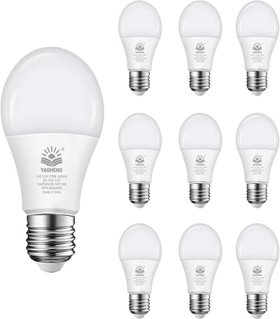 Bombilla LED A19 11 W blanco cálido 2700 K E26 no regulable