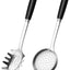 Cuchara espagueti acero inox 18/0 y ranurada pack 2
