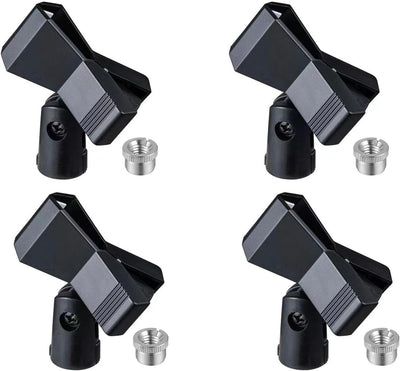 Soporte universal clip para micrófono 4 pzas