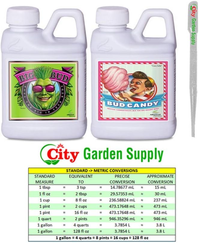 Set Fertilizantes Hidropónicos Big Bud 8.5oz