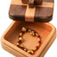 Caja madera organiz. joyas anillos collares