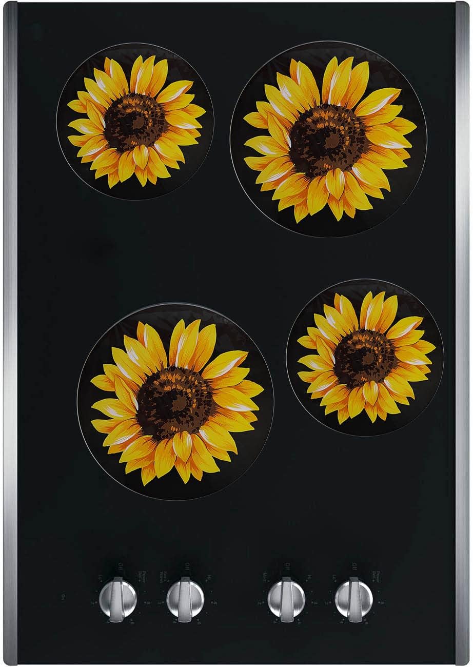 Cubiertas quemadores estufa eléctrica d8/10pulg amarillo/negro
