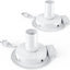 2 Enchufes Bombilla Colgante Metal E26/E27 6ft Blanco