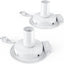 2 Enchufes Bombilla Colgante Metal E26/E27 6ft Blanco