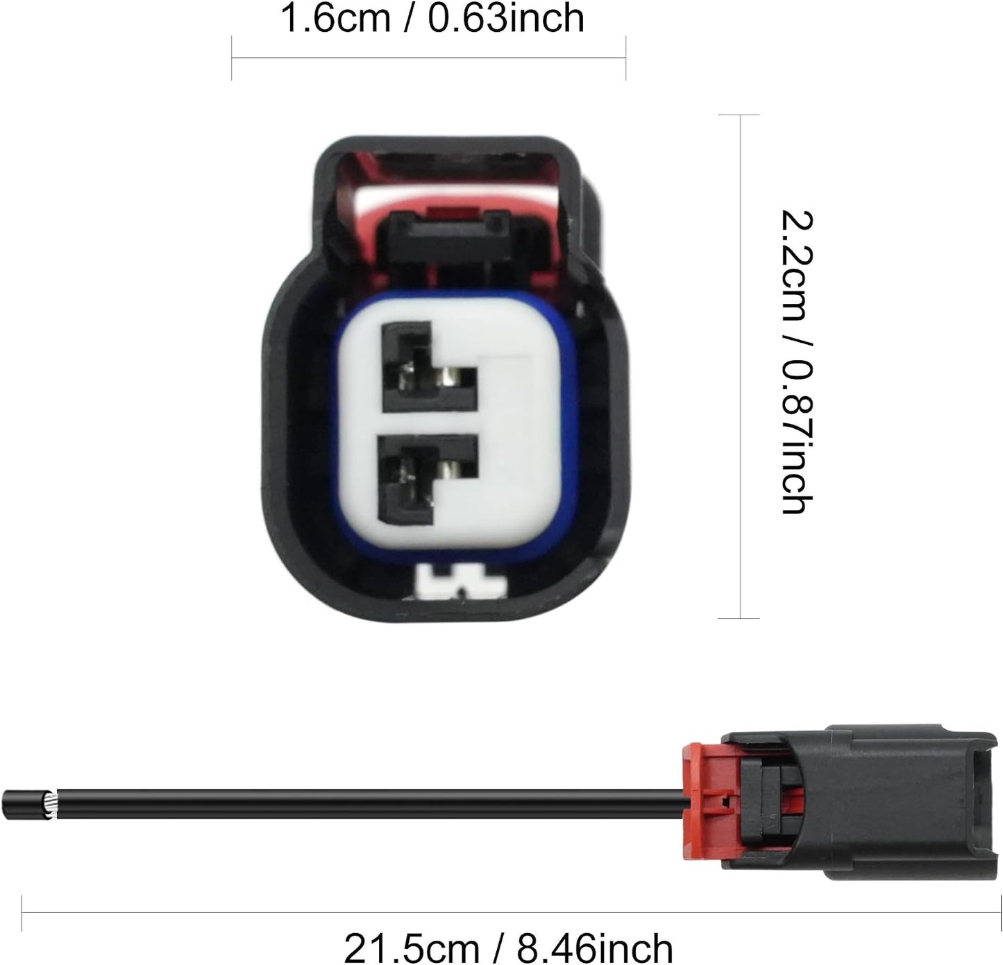 Arnés sensor ABS reemplazo Chrysler GM Dodge Ford 2 pzas