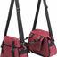 Bolsa nailon bicicleta doble alforja ajustable resistente