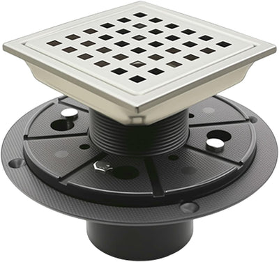 Drenaje 4pulg acero inox SUS304 cepillado níquel