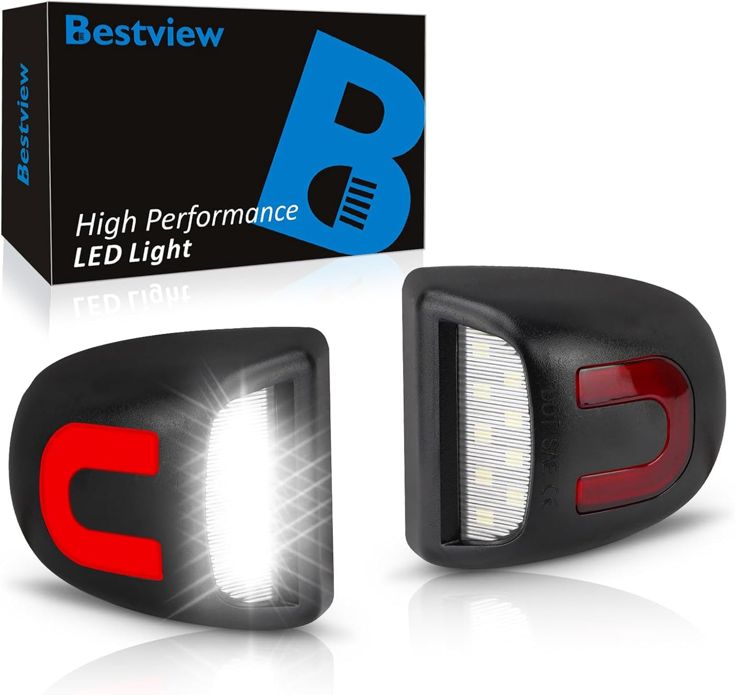 Lámparas LED rojas forma U para Chevy Silverado GMC 2 Pzas