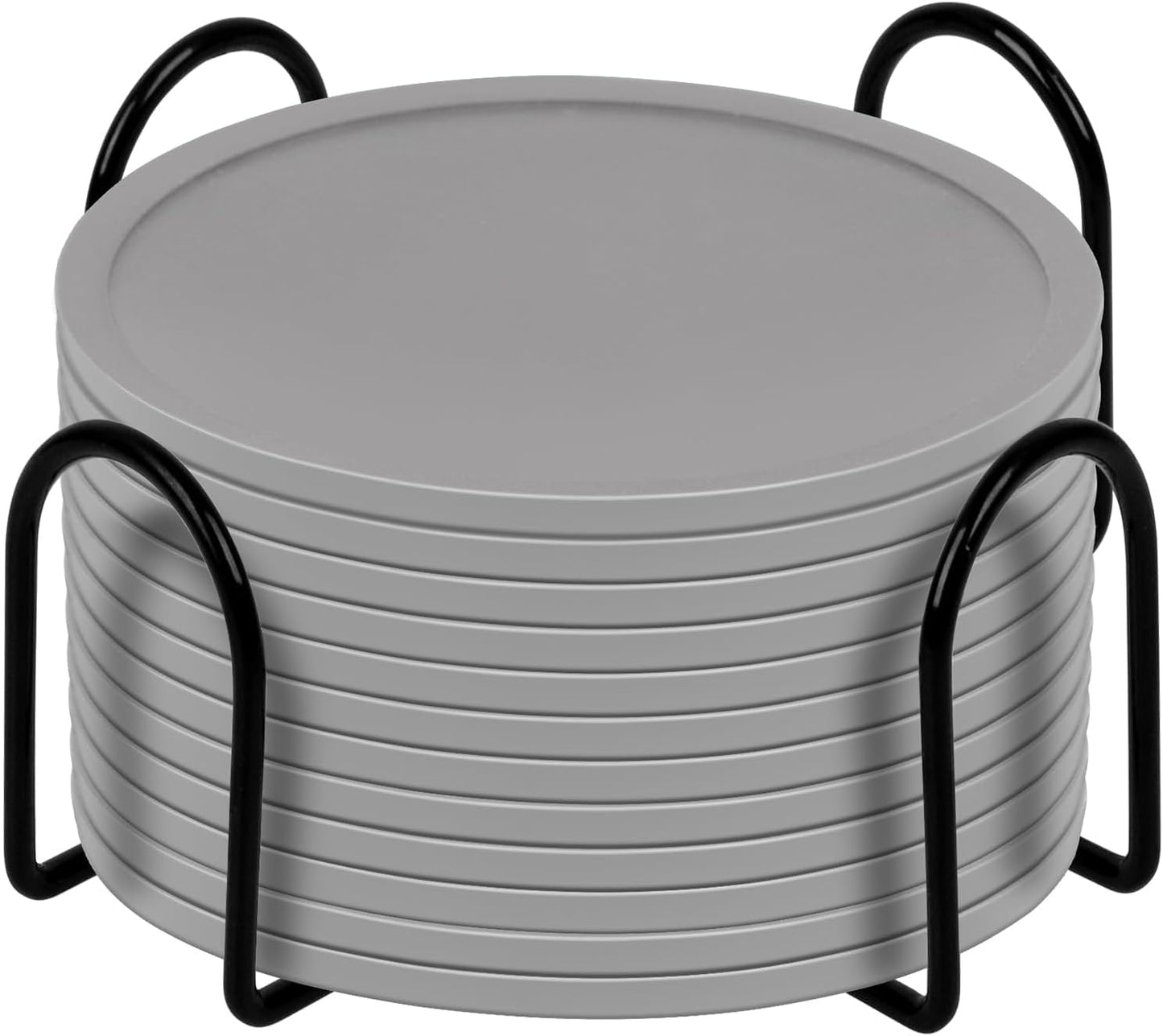 Set 12 Posavasos Silicona Soporte Resistentes Calor Antimanchas