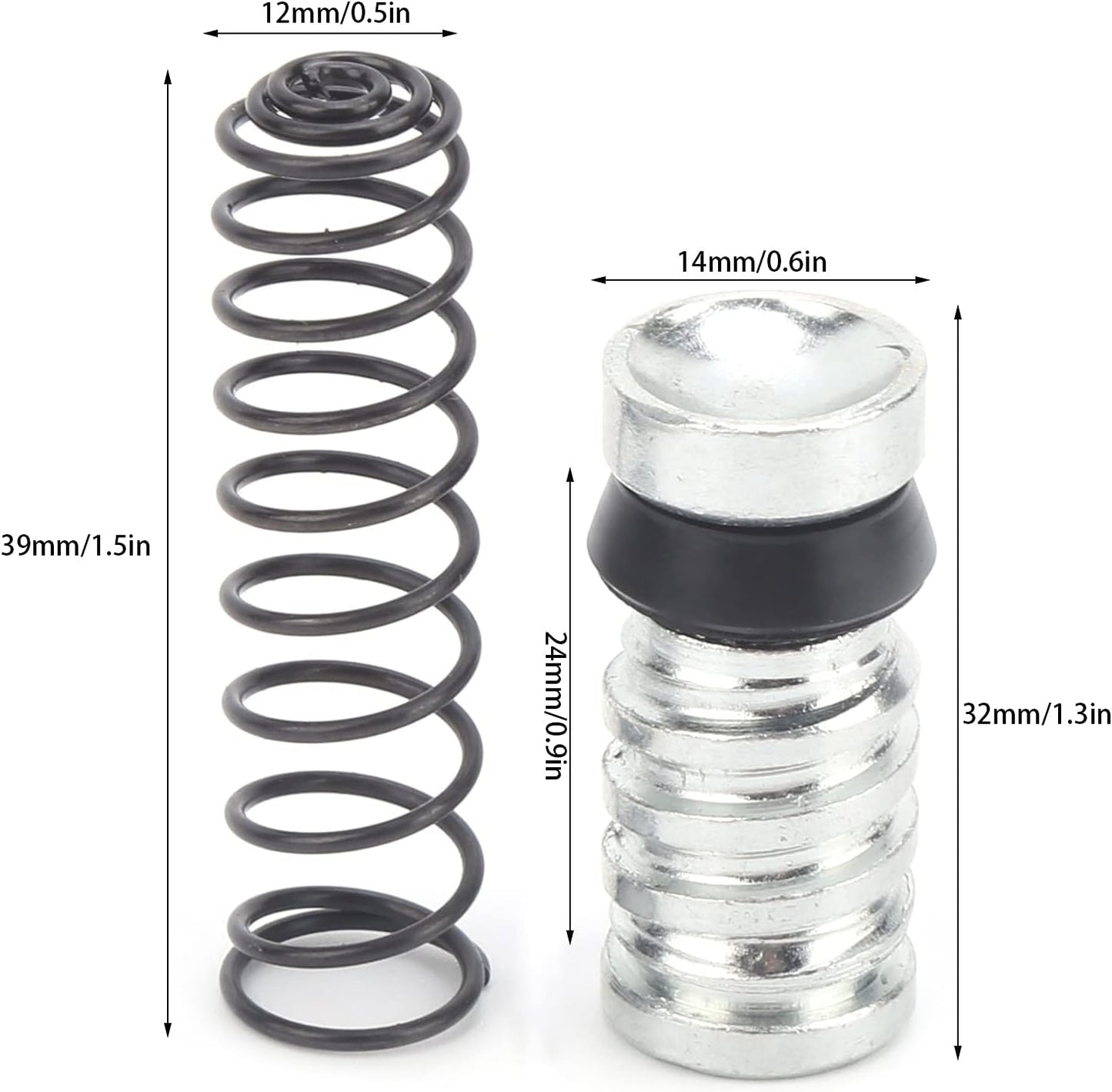 Kit reparación cilindro freno trasero motocicleta 0.551pulg