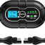 Controlador carga solar MPPT 10A 12V con LCD y sensor