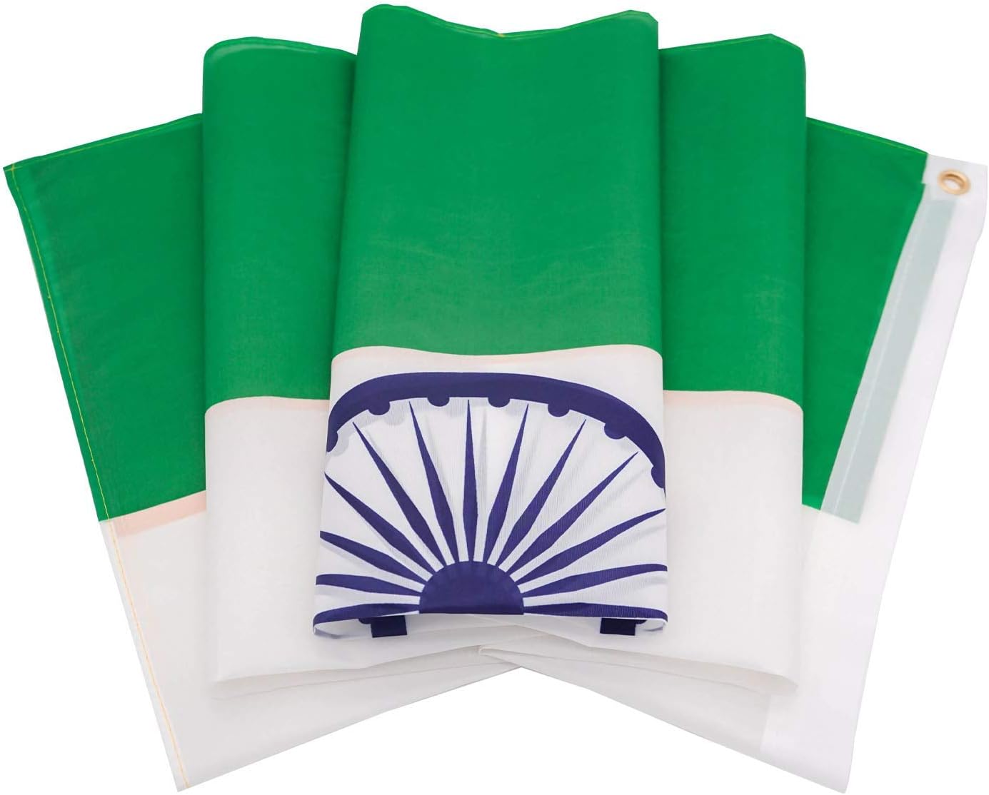 Bandera India Poliéster 3x5ft Doble Cara Resistente