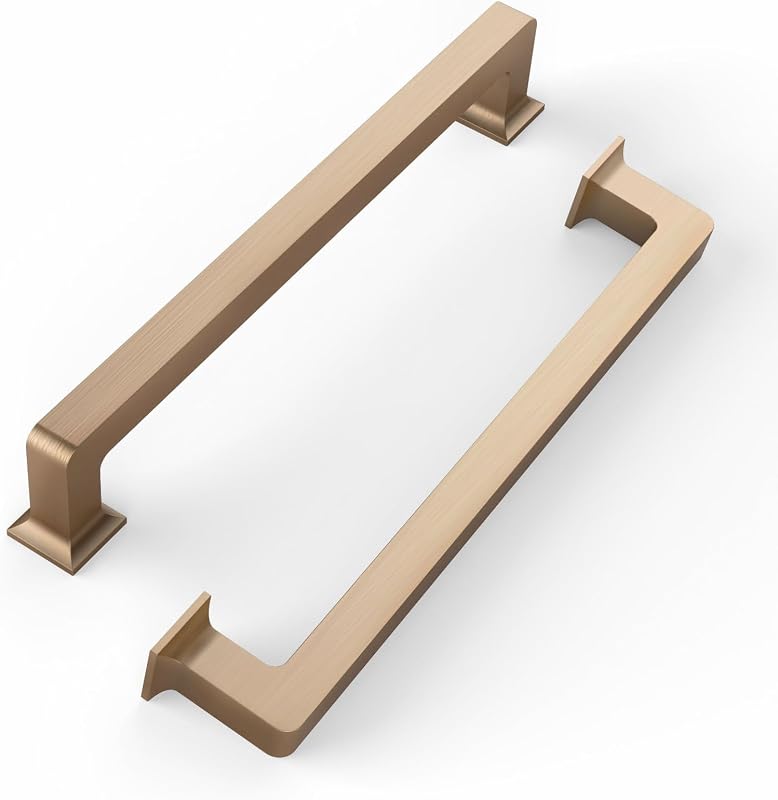 Tiradores cocina metal bronce champán 6.25" set 10