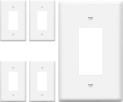 Placa decorativa interruptor luz 5.5x3.5pulg termoplástico UL