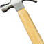 Mini martillo garra mango corto madera 8oz
