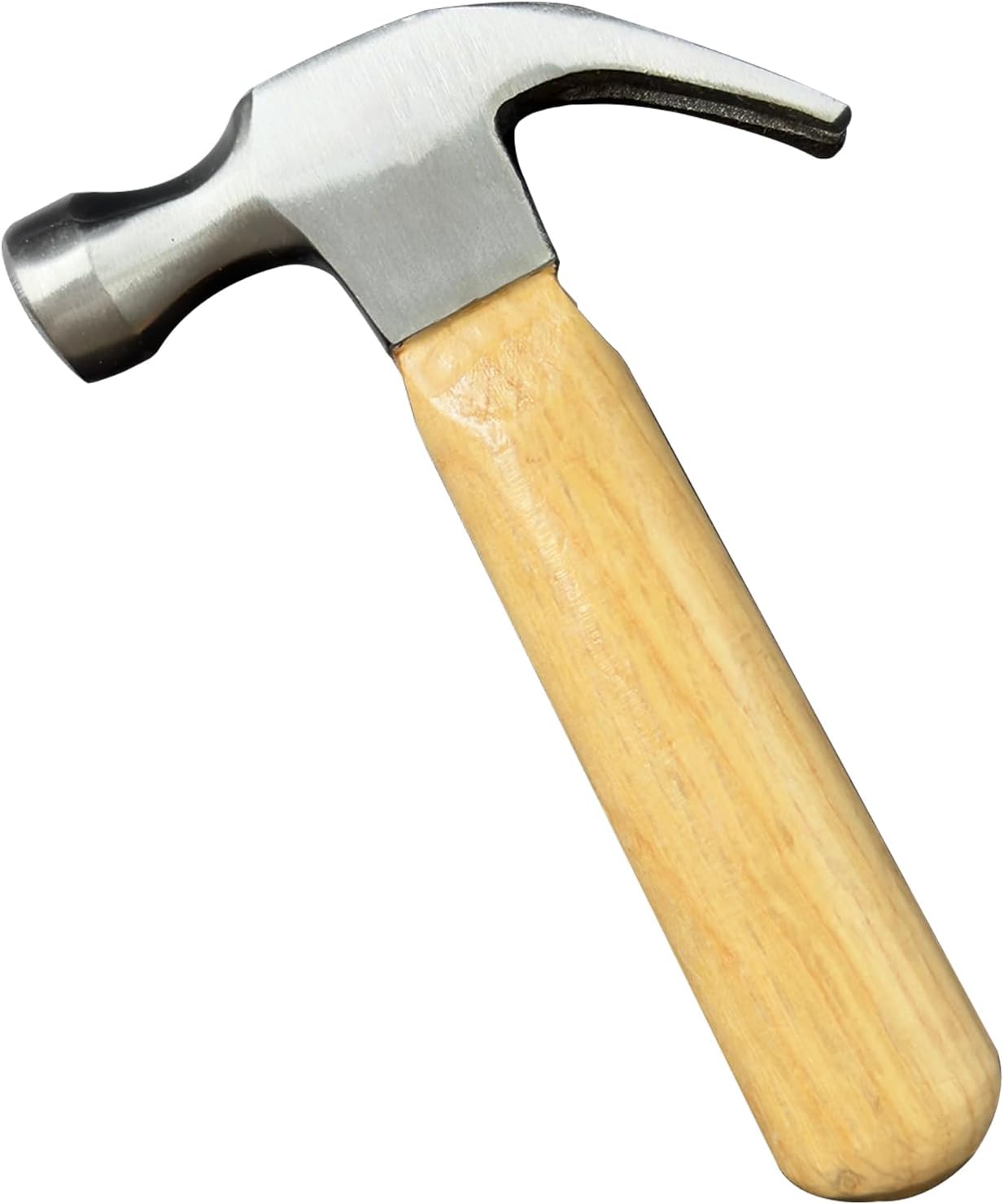 Mini martillo garra mango corto madera 8oz