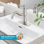 Grifo baño vintage níquel cepillado 7.1" 360°