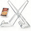 Soporte acrílico para libros de cocina transparente