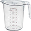 Vaso medidor plástico 2qt pack 2 unidades métricas e imperiales