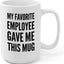 Taza divertida para jefes 443ml blanco
