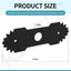 Cuchilla bordeadora 9" dientes comp Ryobi Edger