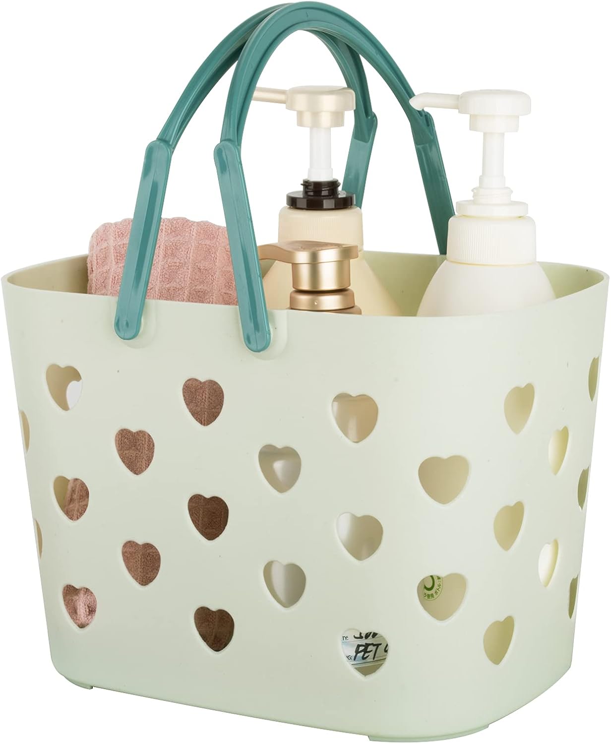 Cesta portátil ducha asa plástico baño cocina