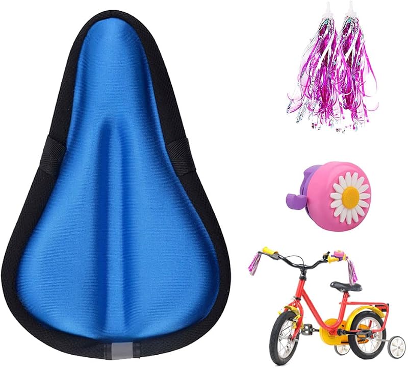 Funda cojín gel bicicleta niños 9x6pulg viscoelástica