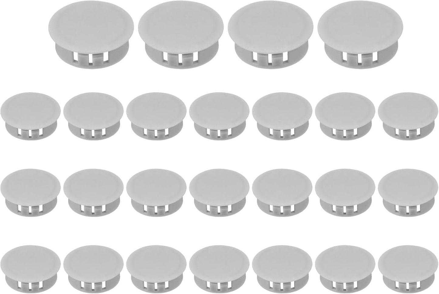 Tapones plástico 1.181in enchufe redondo para muebles