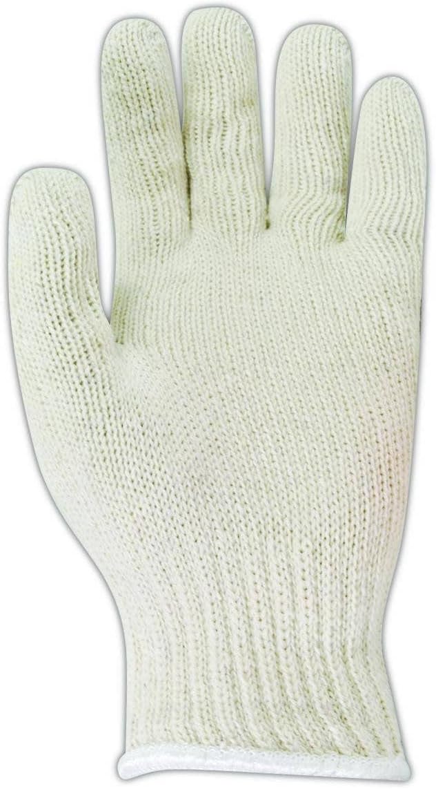 Guante algodón punto 10pulg Blanco