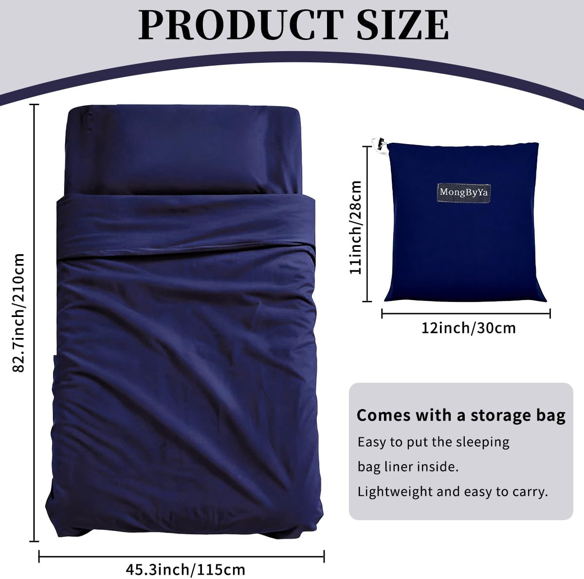 Saco dormir ligero compacto para camping mochileros