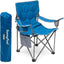 Silla camping plegable gran tamaño 500lbs con reposabrazos